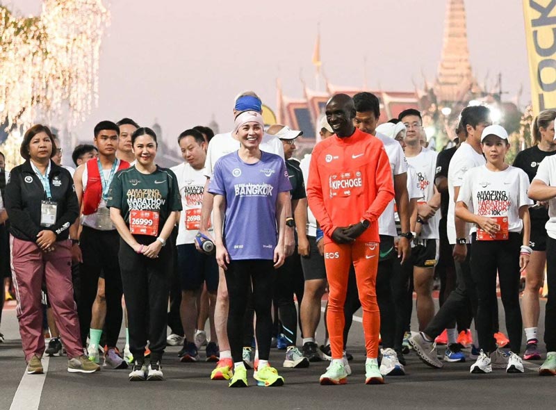 สมเด็จพระนางเจ้าสุทิดา ร่วมงานวิ่งมาราธอน